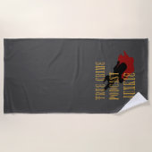 True Crime Podcast Junkie Strandlaken (Voorkant)