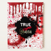 True Crime Queen, gepersonaliseerd Planner (Achterkant)