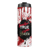 True Crime Queen, gepersonaliseerd Thermosbeker (Voorkant)
