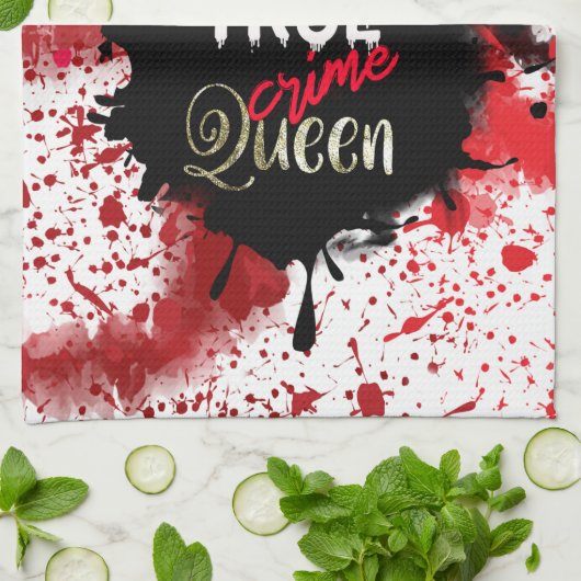 True Crime Queen Theedoek (Gevouwen)