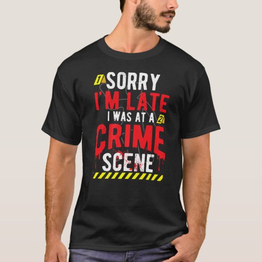 True Crime Scene Investigator T-shirt (Voorkant)
