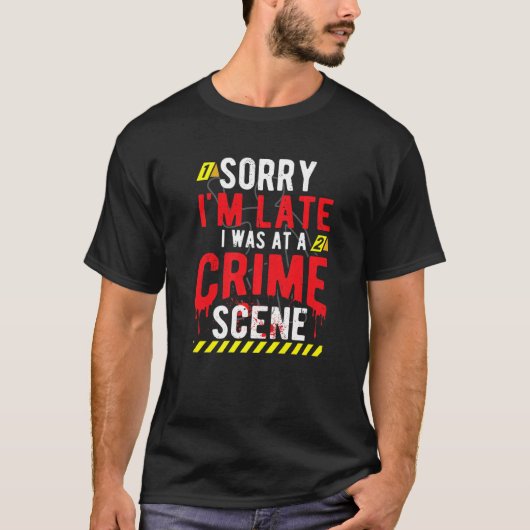 True Crime Scene Investigator T-shirt (Voorkant)