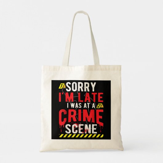 True Crime Scene Investigator Tote Bag (Achterkant)