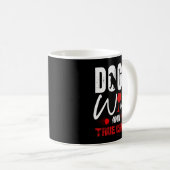 True Crime Wine Lover Hondenliefhebber True Crime Koffiemok (Voorkant rechts)