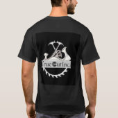 True cut zwart t-shirt (Achterkant)