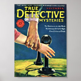 True Detective Mysteries Hoesje Poster