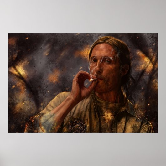 True Detective Rust Cohle 2014 Poster (Voorkant)