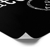 True Facts White Text Design Poster (Hoek)