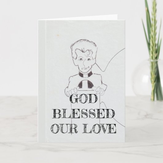 True Faith Design - God zegende onze liefdeskaart Kaart (Voorkant)