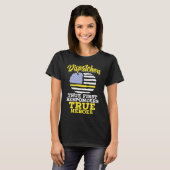 True First Responders Dispatch Operator 911 T-shirt (Voorkant volledig)