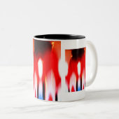 True Flames Tweekleurige Koffiemok (Voorkant rechts)