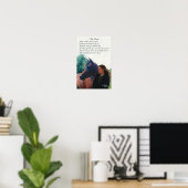 True Friend Arabian Horse Poem Poster (Thuiskantoor)