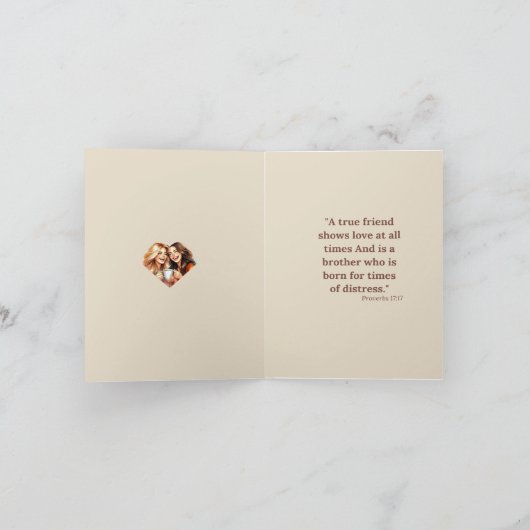 True Friend Bedankkaart (Binnen)