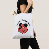 True Friend Hondenliefhebber Canvas tas (Dichtbij)