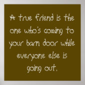 True Friend Poster (Voorkant)
