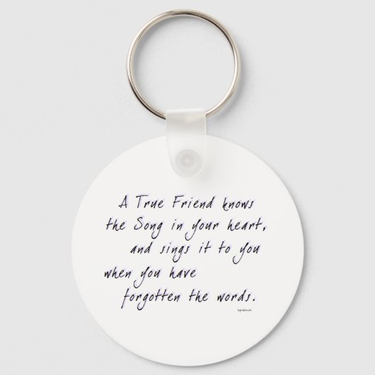 True Friend Sleutelhanger (Voorkant)