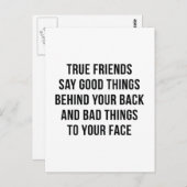 True Friends Briefkaart (Voorkant / Achterkant)