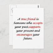 True Friends.png Briefkaart (Voorkant / Achterkant)