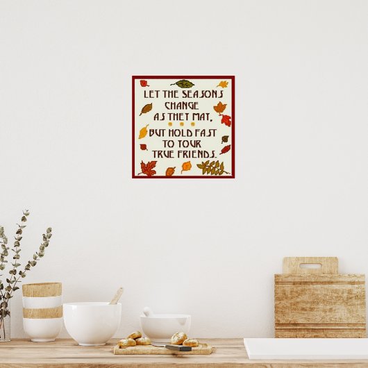 True Friends Poster (Keuken)