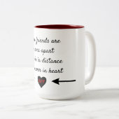 True Friends Tweekleurige Koffiemok (Voorkant rechts)