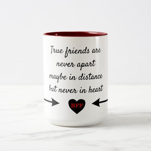 True Friends Tweekleurige Koffiemok (Center)