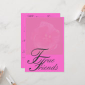 True Friends Wenskaart Kaart (Voorkant / Achterkant in situ)