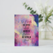 True Friends zijn nooit apart - idealen met cadeau Briefkaart (Staand voorkant)