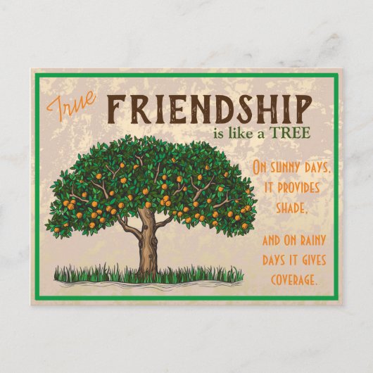 True Friendship Briefkaart (Voorkant)