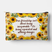 True Friendship Quote –Print Cut Sew Bag Etui (Voorkant)