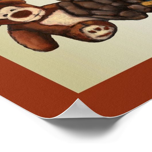 True Friendship: Teddy Bears, knul speelgoed: kuns Poster (Hoek)