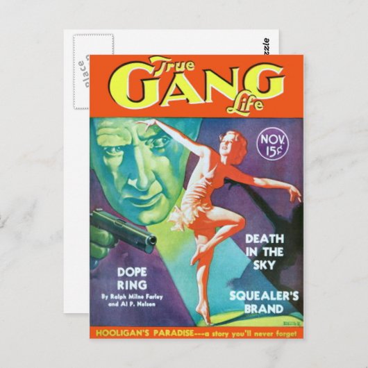 True Gang Life Briefkaart (Voorkant / Achterkant)