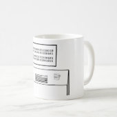 True Geek in Binary Coded ASCII Koffiemok (Voorkant rechts)