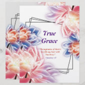 True Grace Poem, gepersonaliseerd papier (Voorkant / Achterkant)