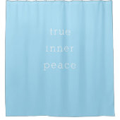 True Inner Peace Minimalistic Shower Curtain Douchegordijn (Voorkant)