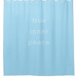 True Inner Peace Minimalistic Shower Curtain Douchegordijn