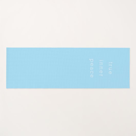 True Inner Peace Minimalistic Yoga Mat (Voorkant (horizontaal))