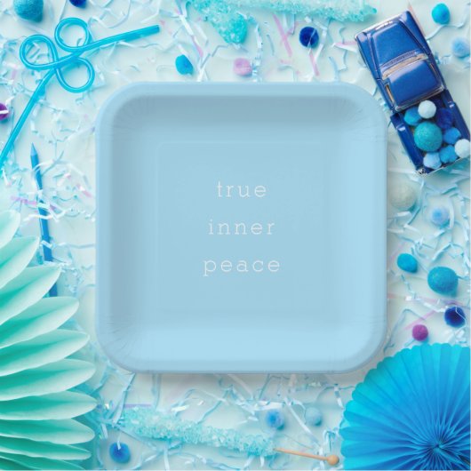 True Inner Peace Papieren Bordje (Feest)