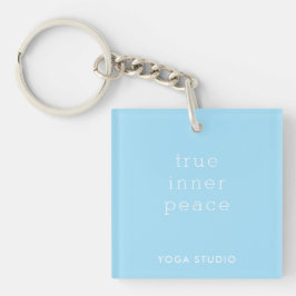 True Inner Peace Yoga Studio Acrylaat Sleutelhange Sleutelhanger