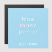 True Inner Peace Yoga Studio Magnetische Kaart (Voorkant / Achterkant)