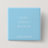 True Inner Peace Yoga Studio Promotion Button (Voorkant)
