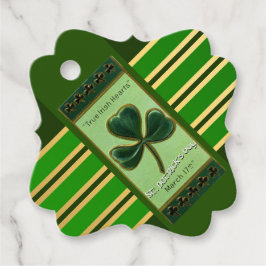True Irish Heart St Patrick's Day Bedankt FT Bedankjes Labels