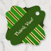 True Irish Heart St Patrick's Day Bedankt FT Bedankjes Labels (Achterkant)