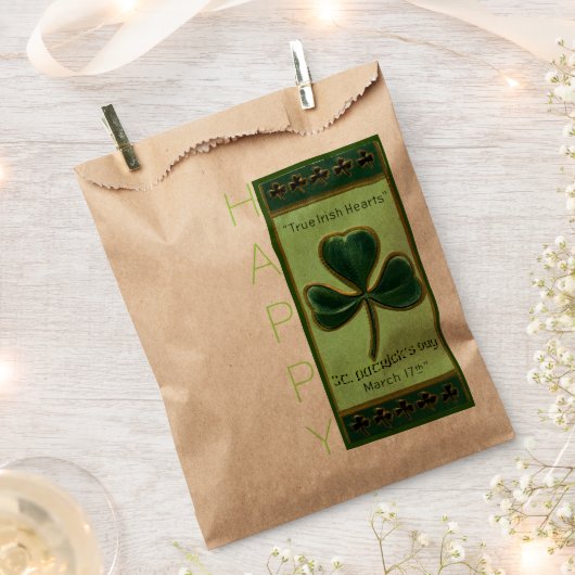True Irish Heart St Patrick's Day FBag2 Bedankzakje (Geknipt)