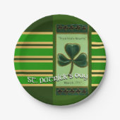 True Irish Heart St Patrick's Day PPP01 Papieren Bordje (Voorkant)