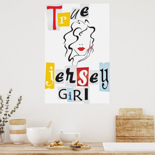 True Jersey Girl Poster (Keuken)