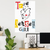 True Jersey Girl Poster (Thuiskantoor)