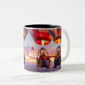 True Love Adventure's Hot Air Balloon Coffee Mok (Voorkant rechts)