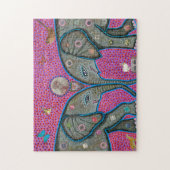 True Love African Elephants Puzzle Legpuzzel (Verticaal)