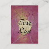 True Love Angel QR-Code Contactkaartje (Voorkant)