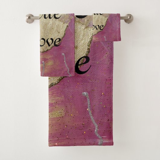 True Love Angel Wedding Bad Handdoek (Insitu)